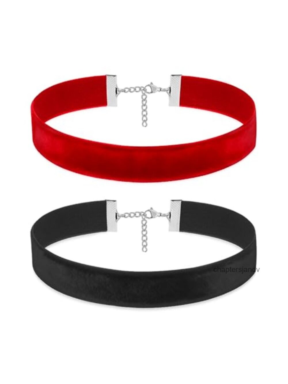 Velvet Choker Necklace Set Gothic Collar Vampire Cosplay Costume Jewelry